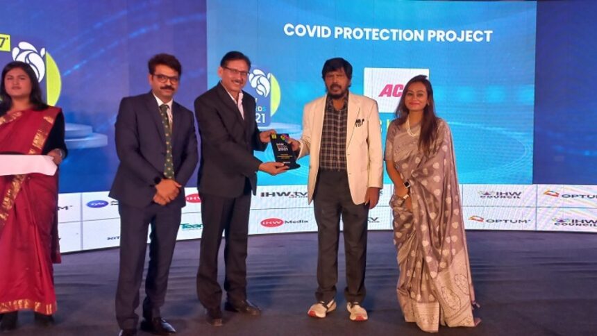 ACC Limited wins Gold award in “COVID Protection Project” category by India Health & Wellness Summit 2021